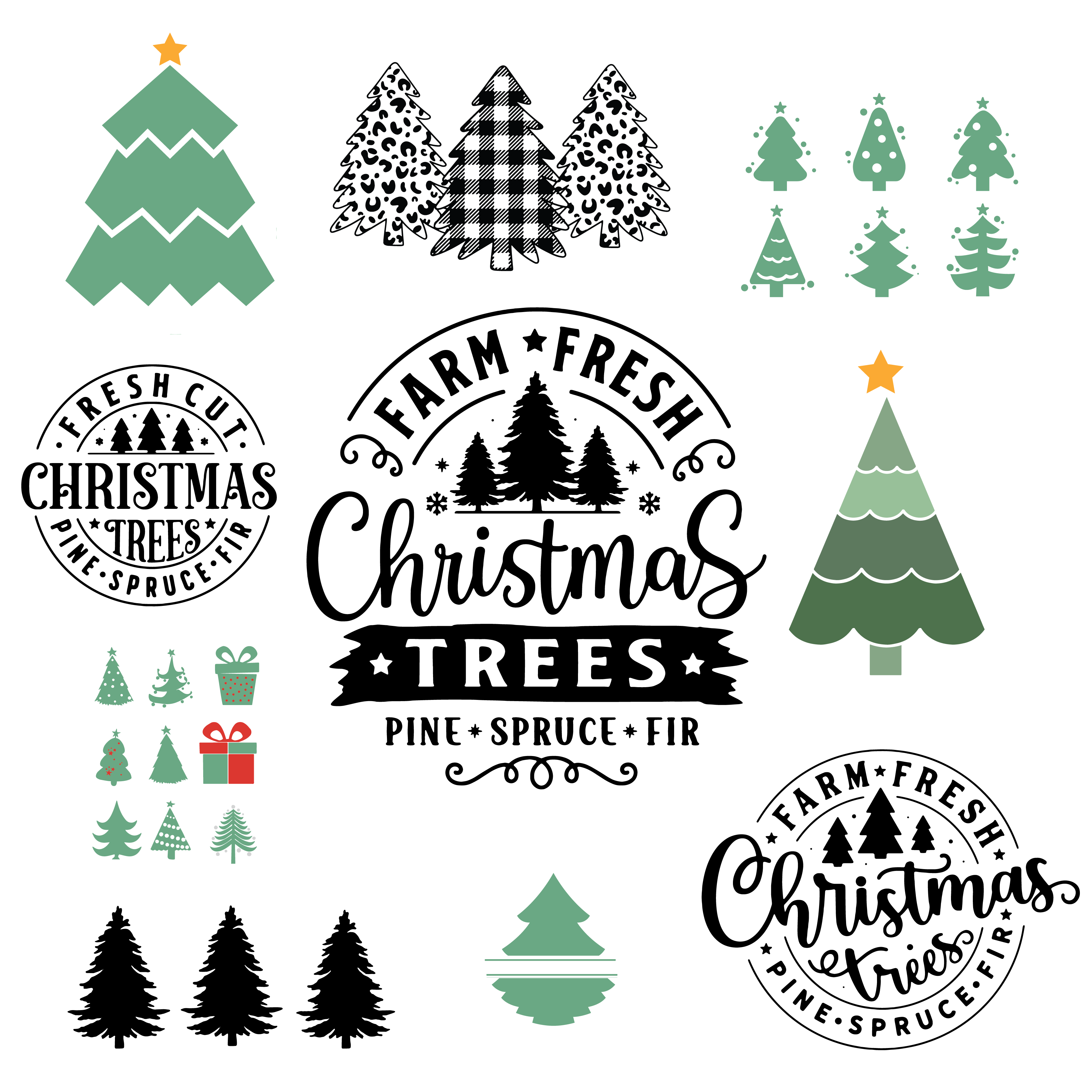 Christmas Tree SVG Bundle
