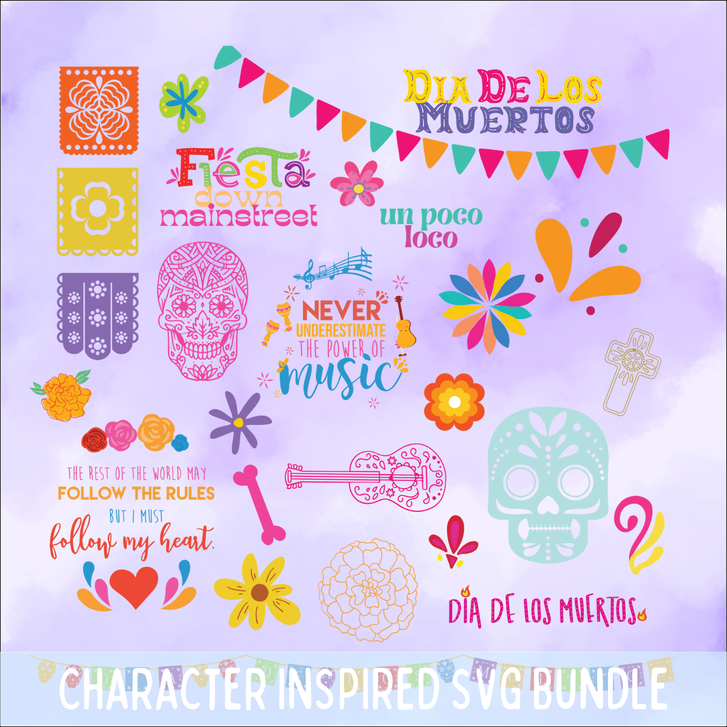 Coco Inspired SVG Bundle