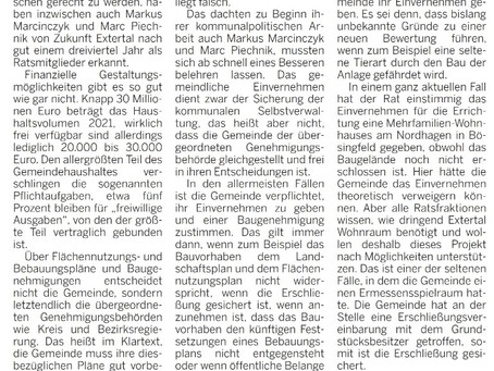Einblicke in die Kommunalpolitik