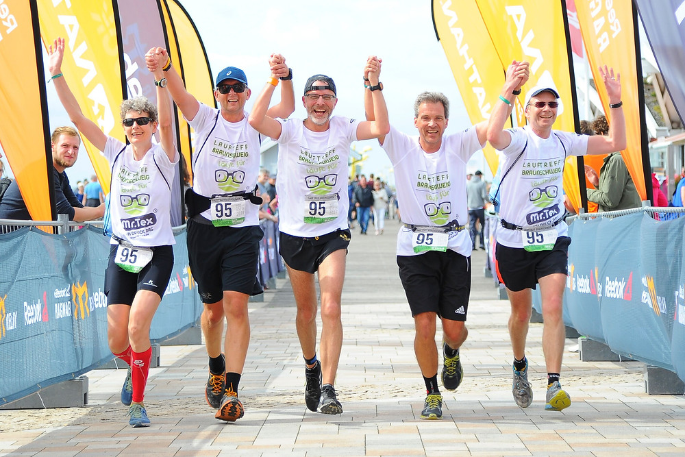 Zieleinlauf Team "Lauftreff Braunschweig" Ragnar 2019