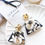 Thumbnail: Embroidered Fabric Holiday Earrings