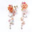Thumbnail: Elegant Floral Garden Earrings with Colorful Gemstone Accents