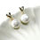 Thumbnail: Heart Baroque Pearl Drop Earring