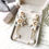 Thumbnail: Bridal Crystal and Pearl Earrings