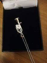 Thumbnail: Tenor (Alto) Horn Pendant Silver Plated