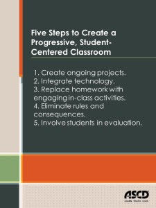 Student-Centered Learning