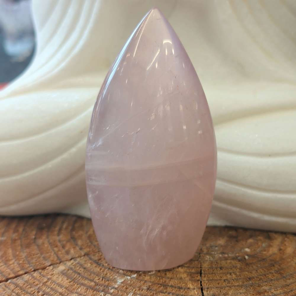 Rose Quartz Flame Point