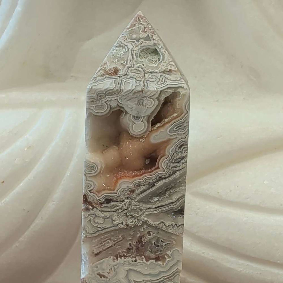 Thumbnail: Crazy Lace Agate Point - Freestanding