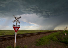 Rain behind the Railway
