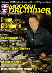 Modern Drummer Magazine Featuring Jonathan Ginger Hamilton