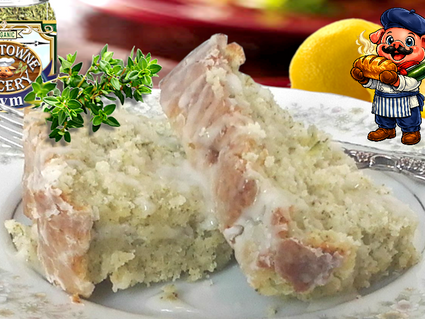 Glazed Lemon-Thyme Zucchini Bread