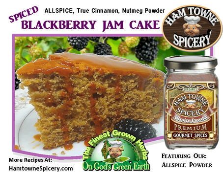 SPICED BLACKBERRY JAM CAKE