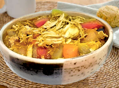 LATE SUMMER VEGETABLES & CHICKEN STEW