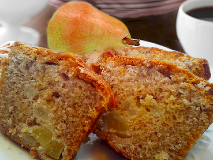 SPICED PEAR WALNUT BREAD