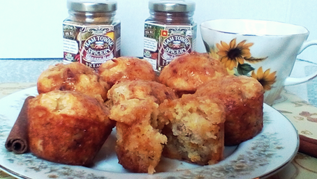 Orange-Pineapple Muffins With Ginger & An Orange-Ceylon Cinnamon Glaze