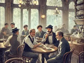 El Globo Argento. Cap.4 - Habitués en el Café.