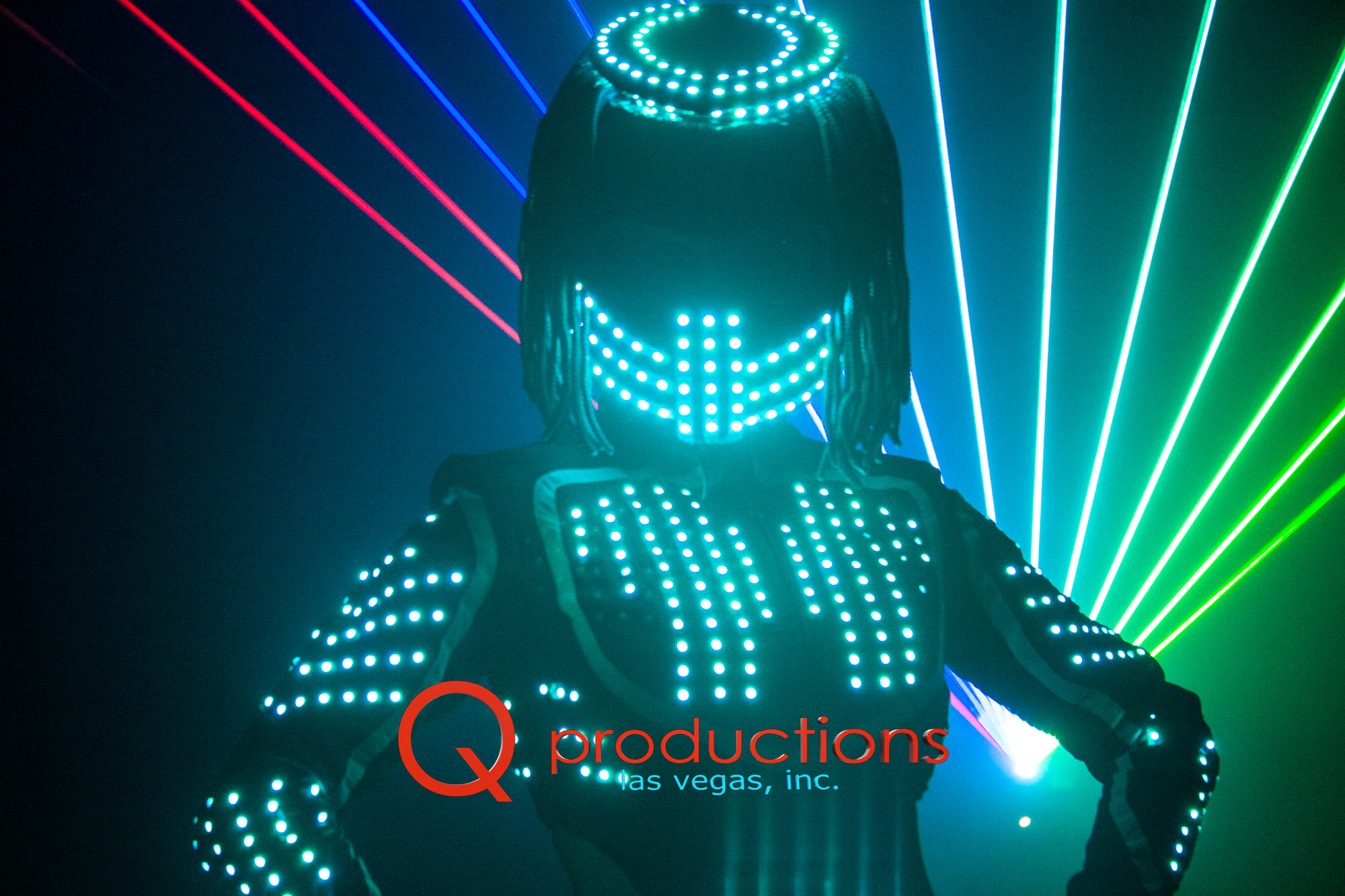 Female LED Robot