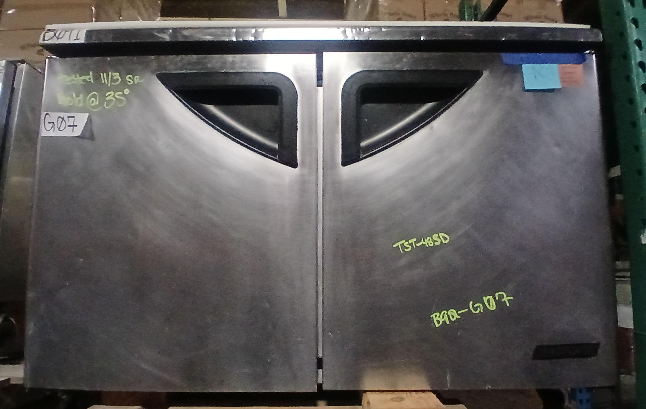 Turbo Air TST-48SD-N 48" Super Deluxe Sandwich/Salad Prep Table, 115V, 1 Phase