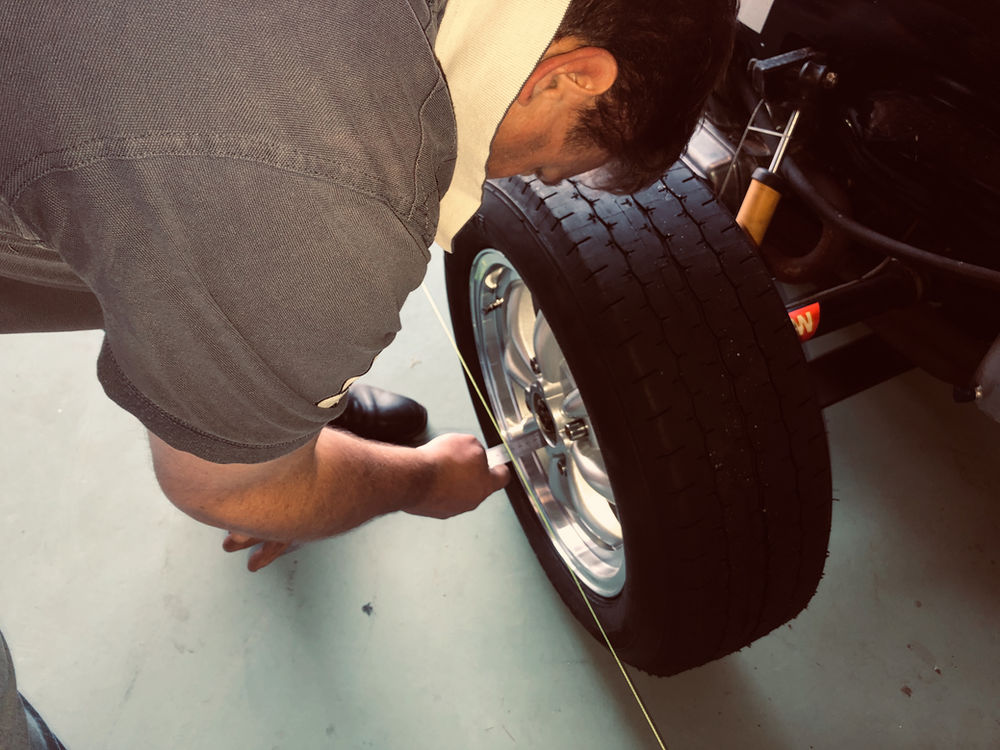 How to do a String Line Wheel Alignment