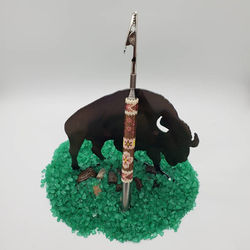 Tri Floral and Cheveron Telescoping Roach Clip