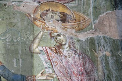 Salomé dançando e segurando a cabeça de São João Batista