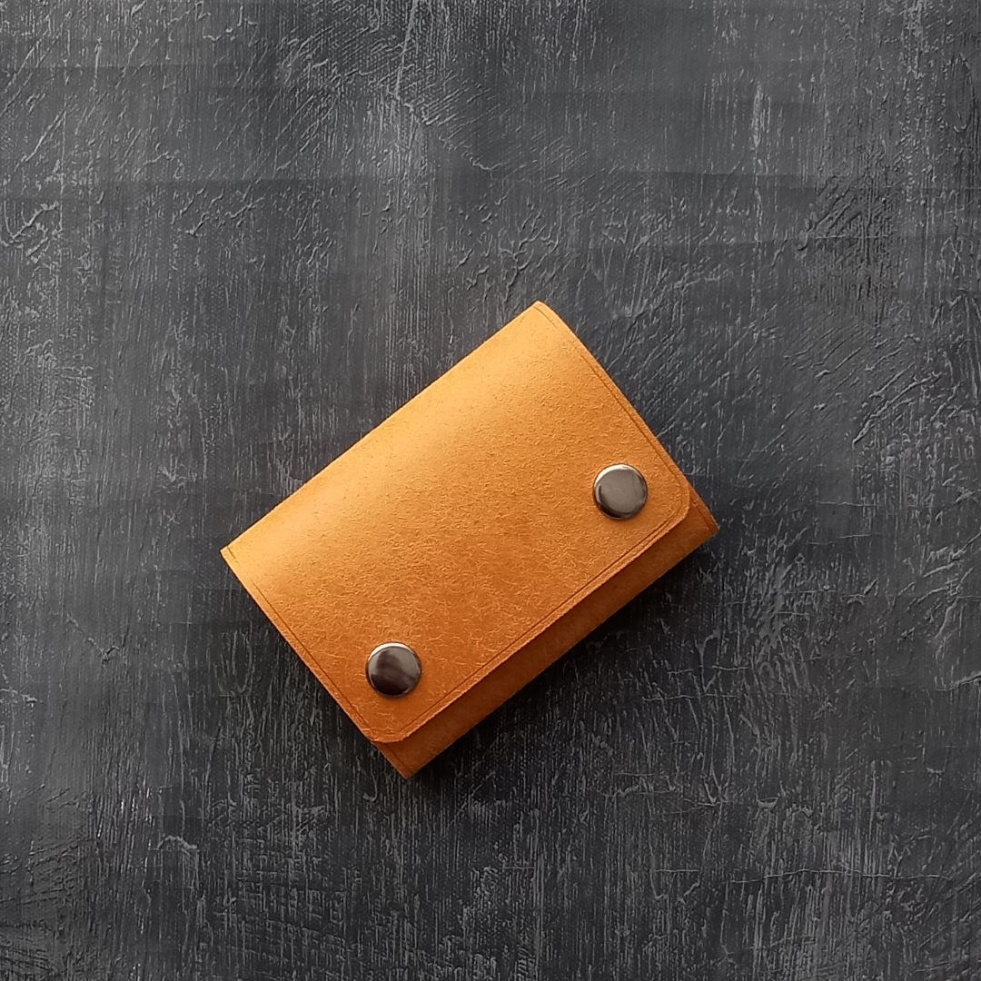 El Yapımı Çok Kart Kapasiteli Deri Kartlık Akordeon Deri Kartlık Talas