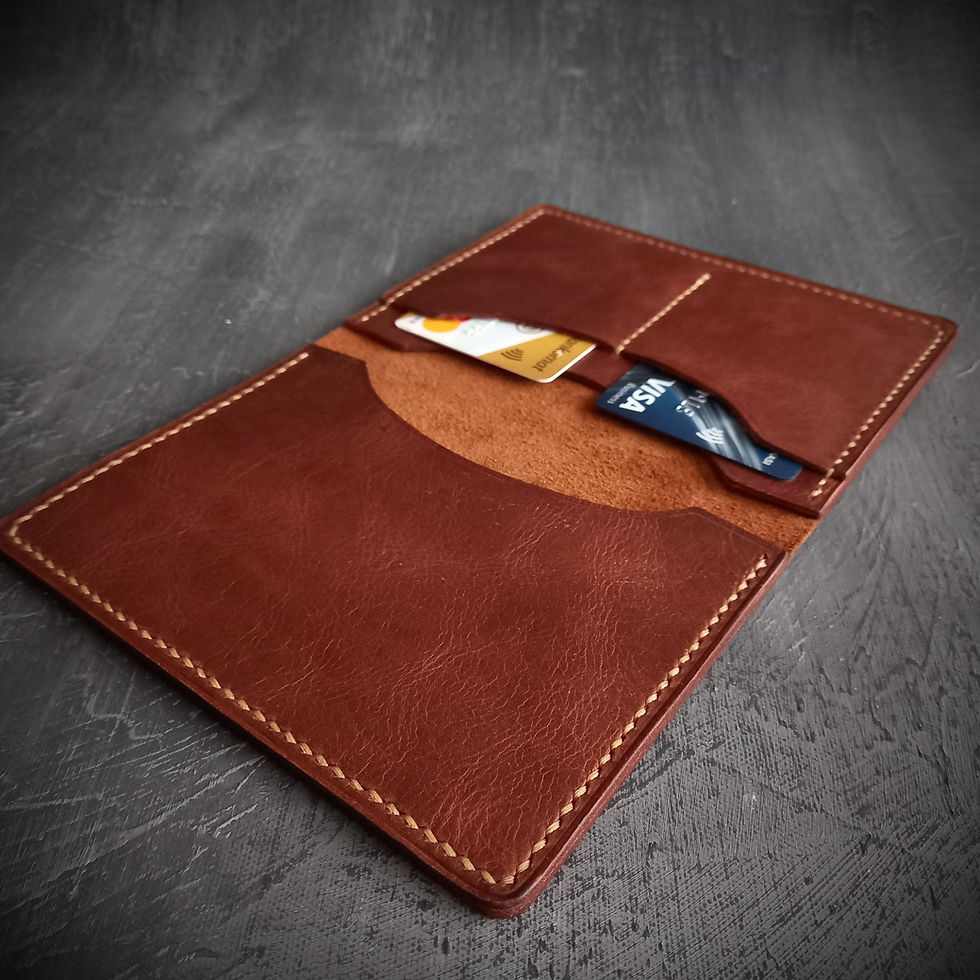 Küçük resim: hakiki deri el yapimi taba renk deri pasaport kilifi