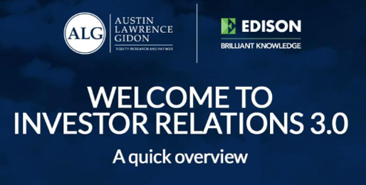 Welcome to Investor Relations 3.0