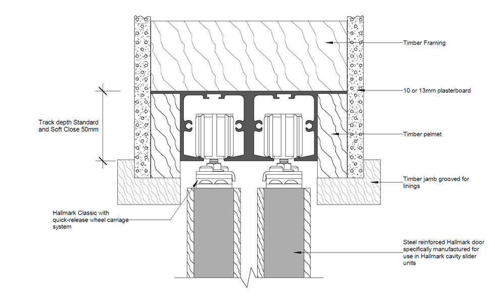 2d profile drawing - cavity slider