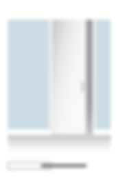 Cavity Slider Configuration flush ceiling height