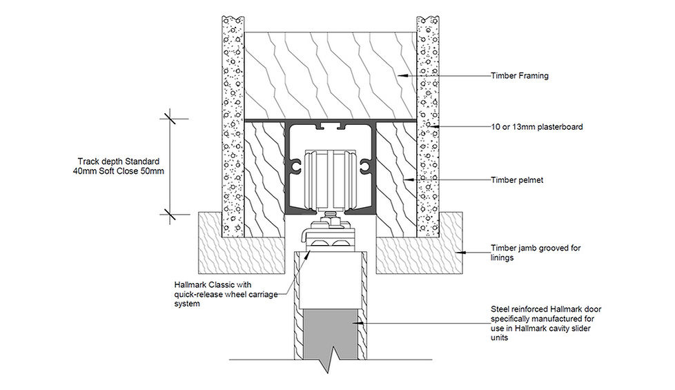 2d profile drawing - cavity slider