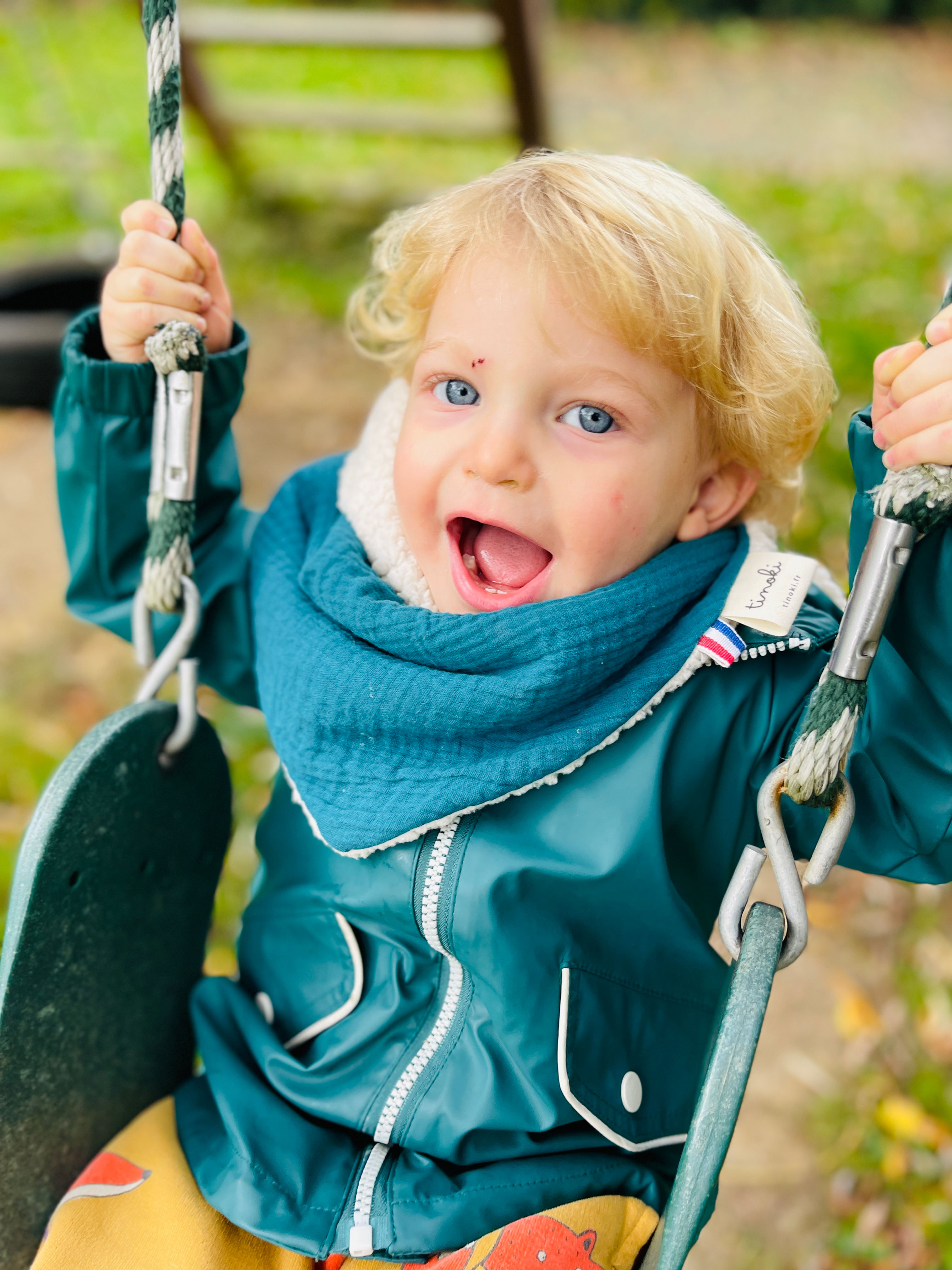 Chèche, écharpe chaude en moumoute tinoki