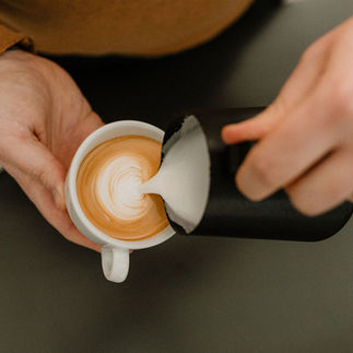 Melkflekk i cappuccino