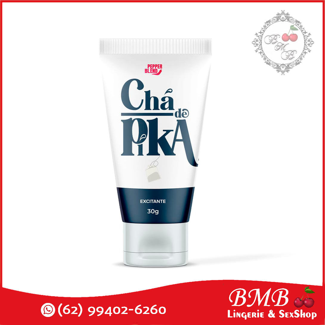 Chá de Pika Gel Excitante que Vibra 30g - Pepper Blend