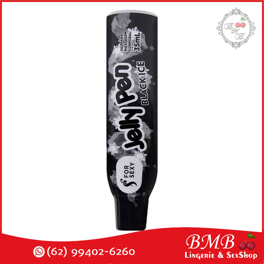 Jelly Pen Caneta Comestível (Sabor:Black Ice) - ForSexy 35ml