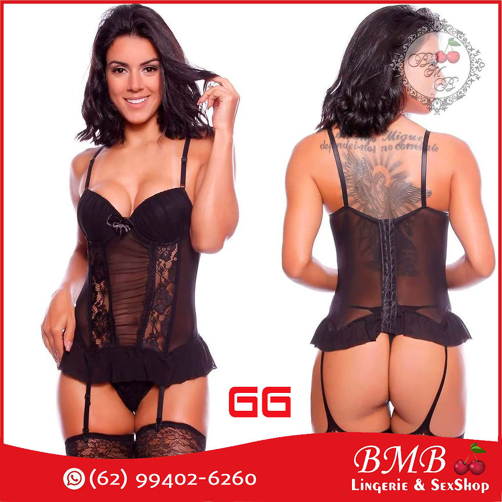 Espartilho Preto GG