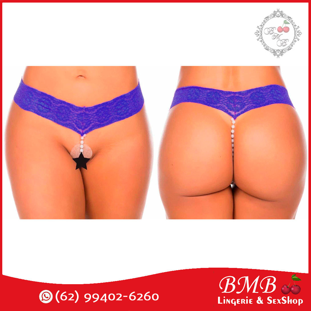 Calcinha Pérolas Sexy
