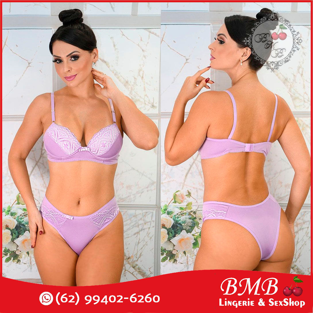 Conjunto Lingerie com Bojo (M/GG)