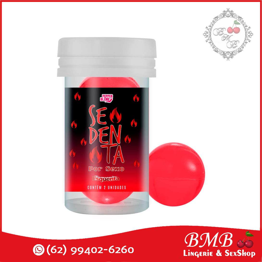 Pepper Ball Sedenta Por Sexo Esquenta c/2 unds - Pepper Blend