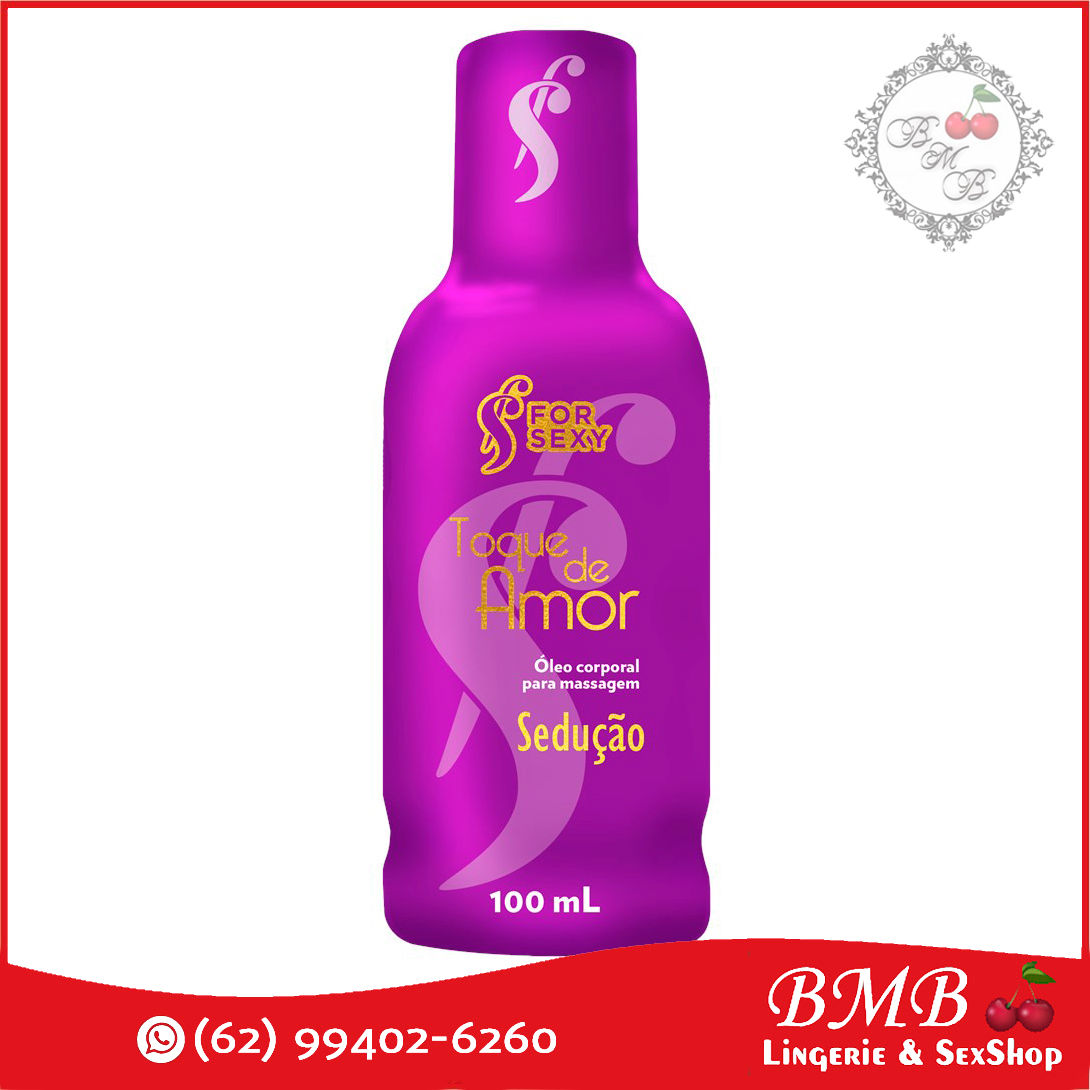 Óleo Corporal Perfumado Toque de Amor Sedução (fragrância doce) 100ml