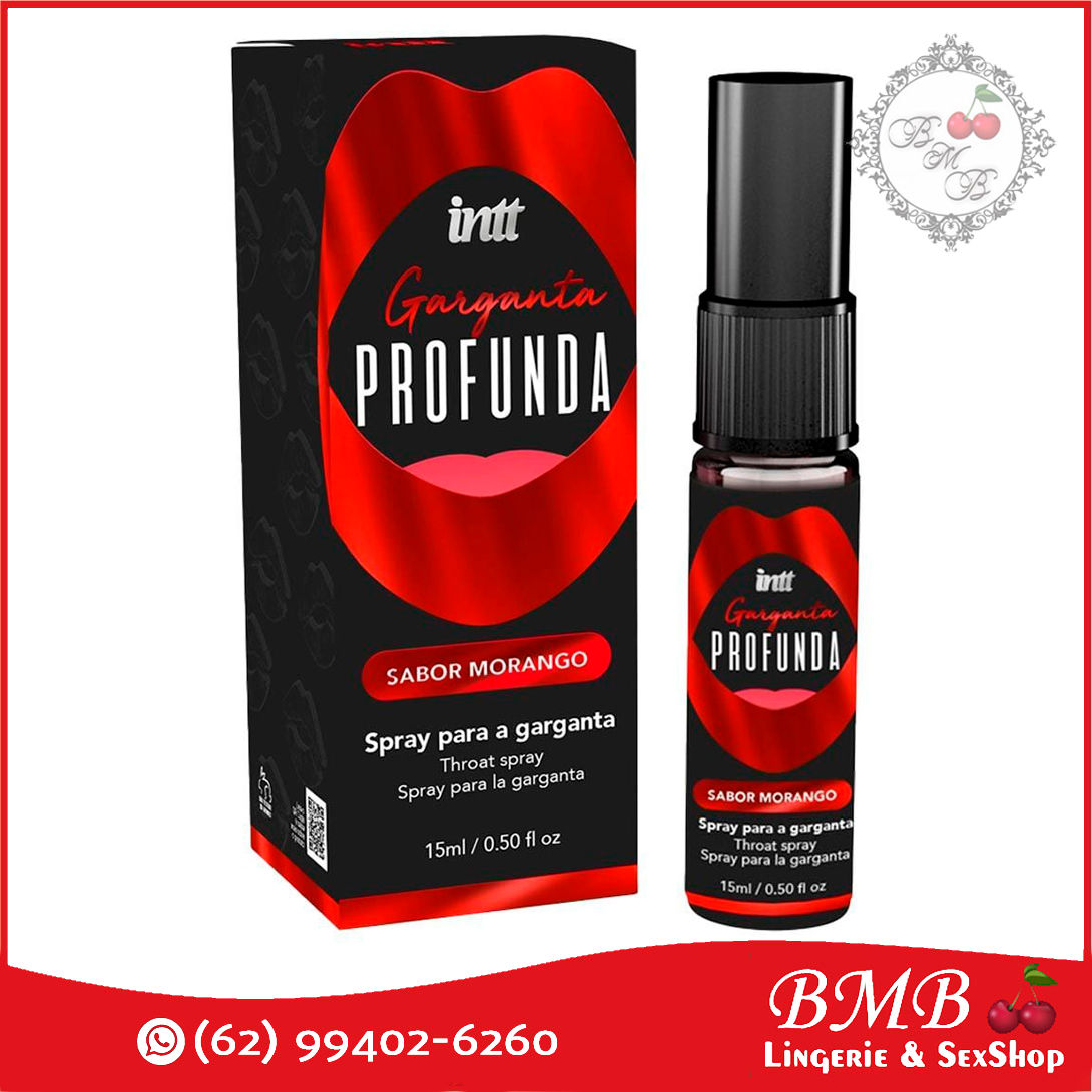 Garganta Profunda Spray Dessensibilizante Oral (Morango) 15ml - Intt