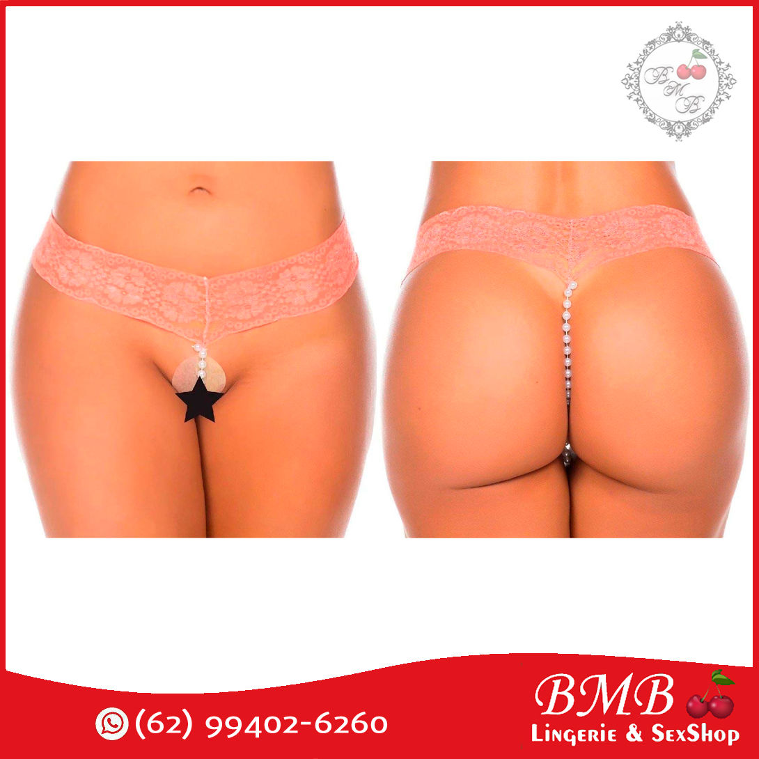 Calcinha Pérolas Sexy