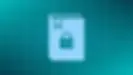 Locked file icon symbolizing a secure document management system and controlled document access.