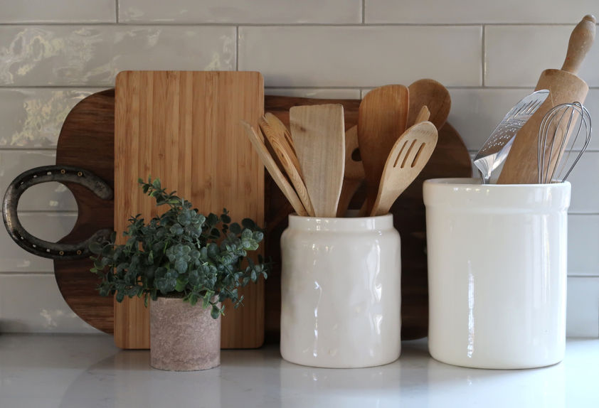 vintage, kitchen, cottage, utensils, baking, cooking,