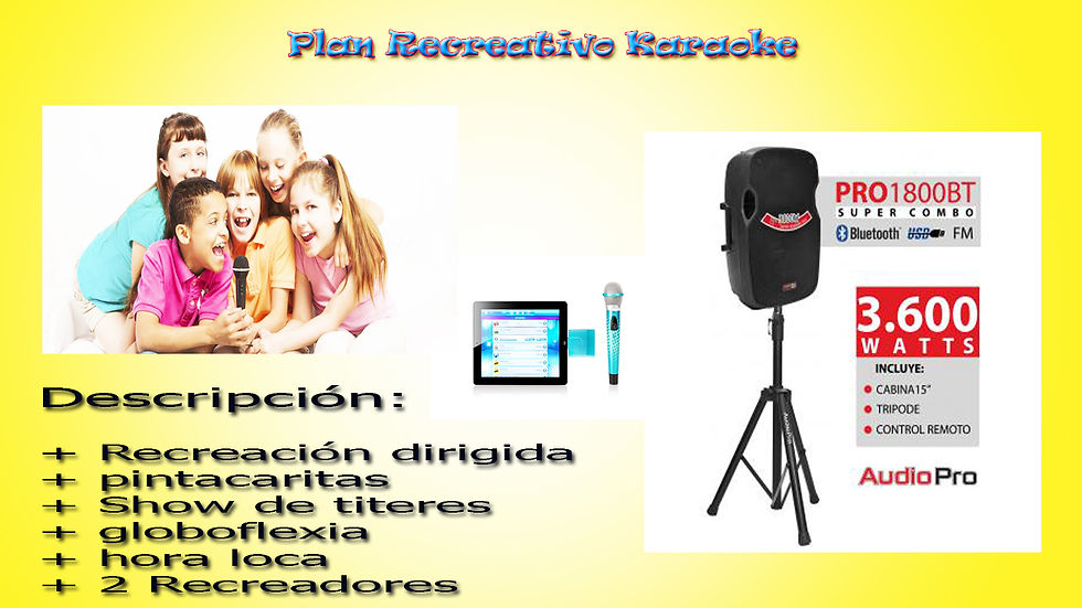 plan karaoke