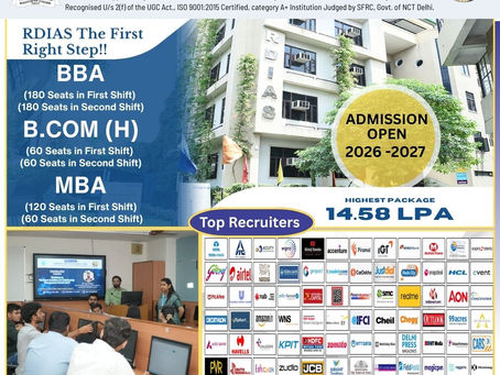Top BBA Colleges in Delhi NCR: Why Rukmini Devi Institute of Advanced Studies (RDIAS)