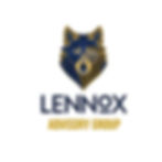 Logo featuring a stylized wolf head above the text "LENNOX ADVISORY GROUP" on a white background.