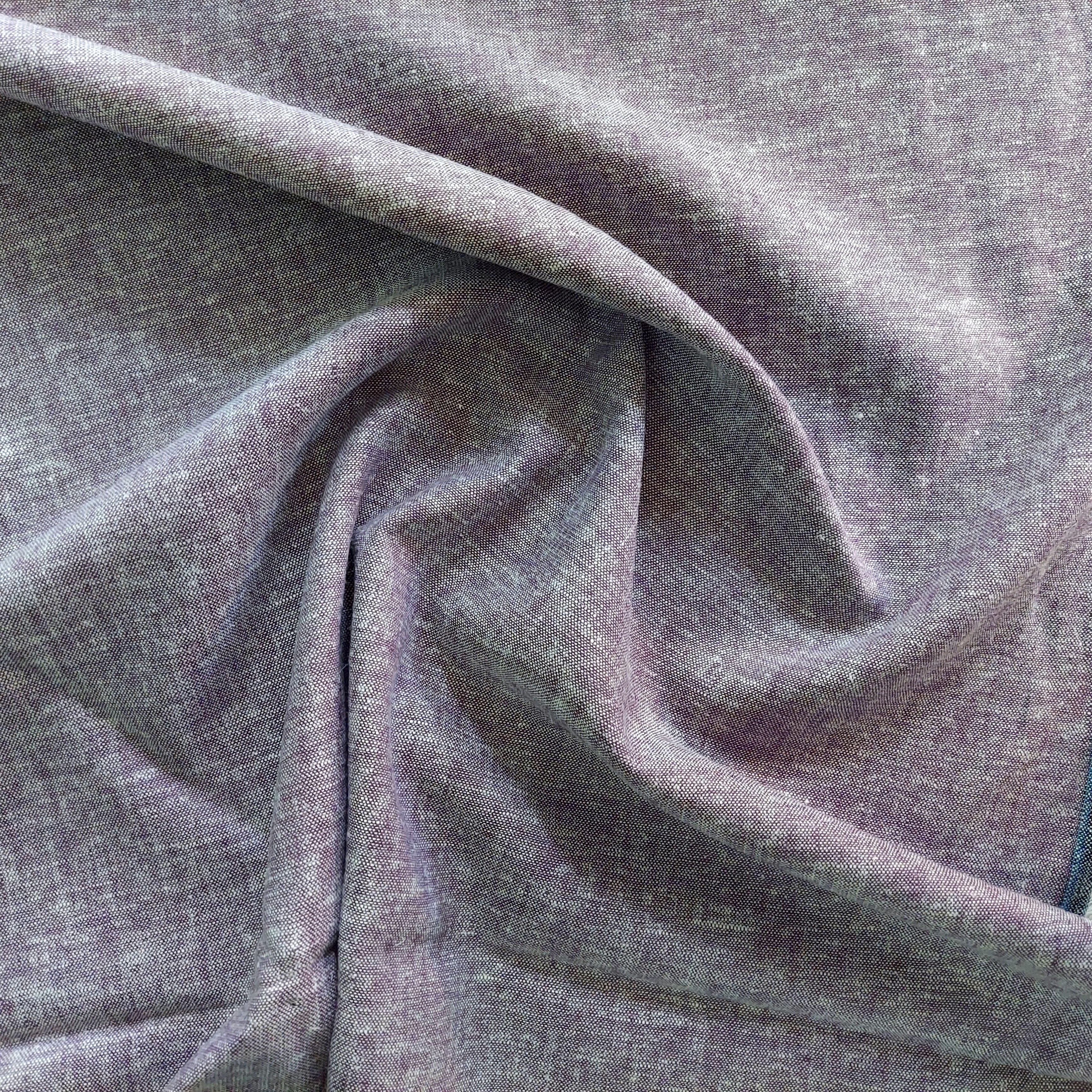 Purple Heliotrope Brussels Washer Linen 6oz Yarn Dyed Linen Rayon Blend