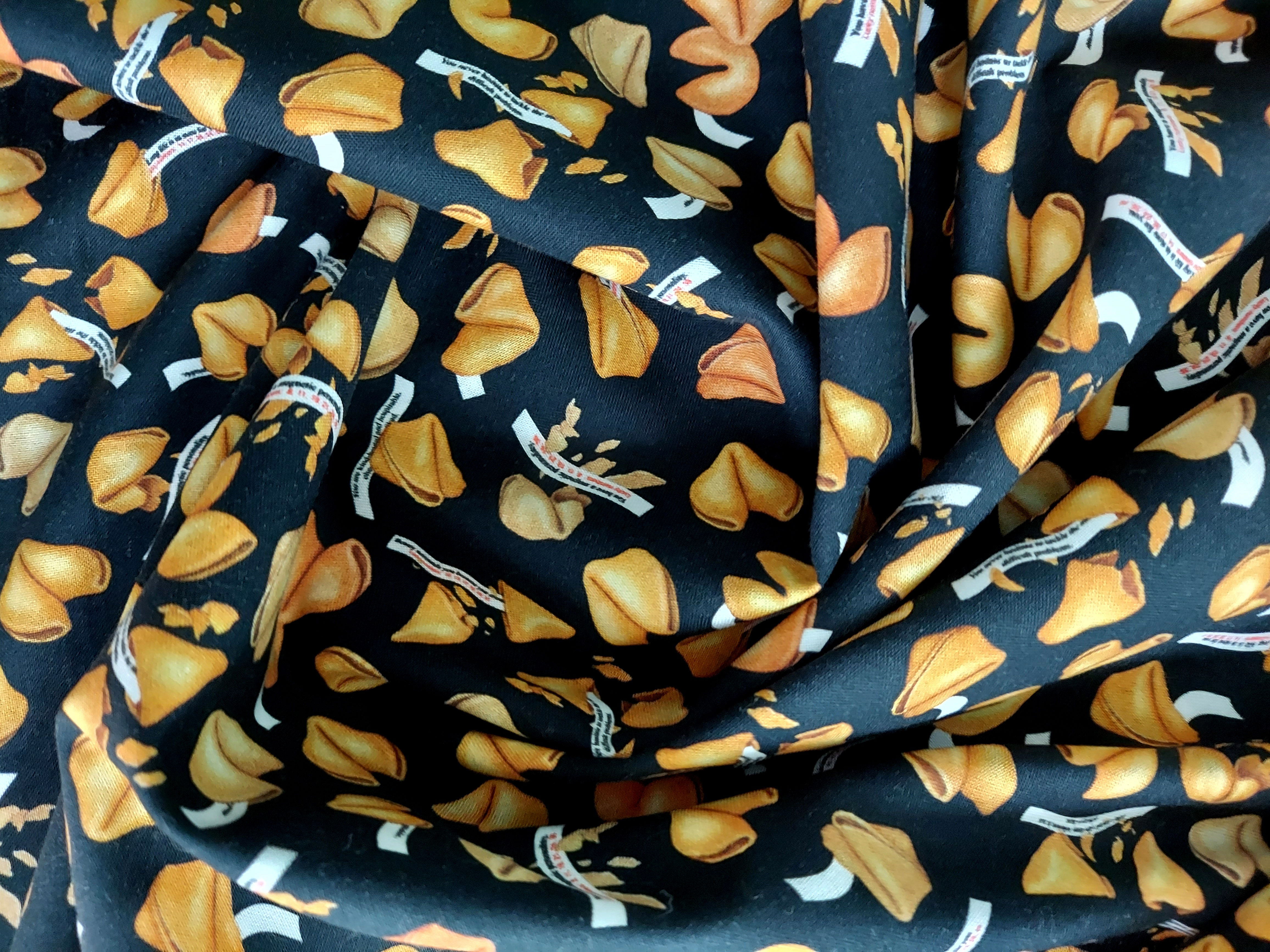 Order Up Fortune Cookie 1649-28525 Cotton Fabric from QT Fabrics