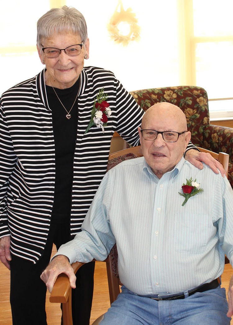 Art and Frances Hebert on their 79th wedding anniversary. Contributed photo